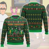 Hooktab Merry Christmas Bob's Burgers Ugly Christmas Sweater