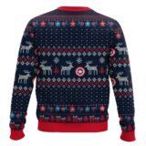Hooktab Merry Christmas Captain America Ugly Christmas Sweater