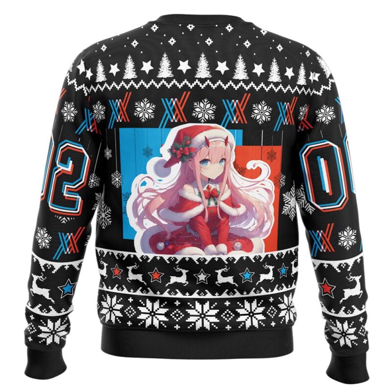 Hooktab Merry Christmas Darling In The Franxx Ugly Christmas Sweater Hooktab Merry Christmas Darling In The Franxx Ugly Christmas Sweater