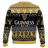 Hooktab Merry Christmas Guinness Stout Beer Ugly Christmas Sweater