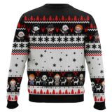 Hooktab Merry Christmas Horror Villains Ugly Christmas Sweater