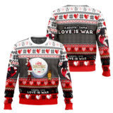 Hooktab Merry Christmas Kaguya-sama Love Is War Ugly Christmas Sweater