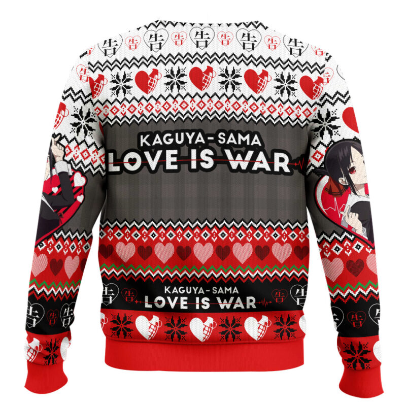 Hooktab Merry Christmas Kaguya-sama Love Is War Ugly Christmas Sweater Hooktab Merry Christmas Kaguya-sama Love Is War Ugly Christmas Sweater