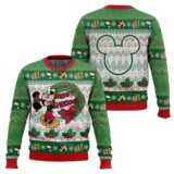 Hooktab Merry Christmas Mickey Mouse Ugly Christmas Sweater