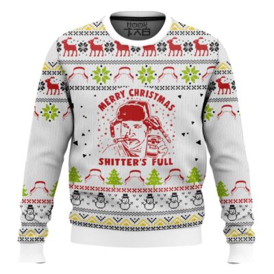 Hooktab Merry Christmas Shitter's Full National Xmas Lampoon’s Vacation Ugly Christmas Sweater