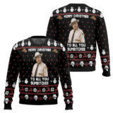 Hooktab Merry Christmas Smokey And The Bandit Ugly Christmas Sweater