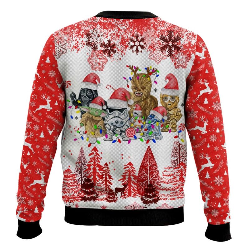 Hooktab Merry Christmas Star Wars Ugly Christmas Sweater Hooktab Merry Christmas Star Wars Ugly Christmas Sweater