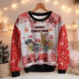 Hooktab Merry Christmas Star Wars Ugly Christmas Sweater