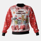 Hooktab Merry Christmas Star Wars Ugly Christmas Sweater