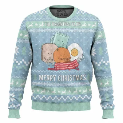 Hooktab Merry Christmas The Breakfast Club Ugly Christmas Sweater