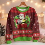 Hooktab Merry Christmas The Charlie Brown and Snoopy Show Ugly Christmas Sweater