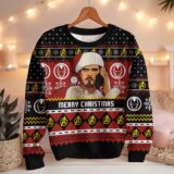 Hooktab Merry Christmas Tony Stark Ugly Christmas Sweater