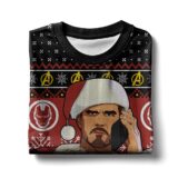 Hooktab Merry Christmas Tony Stark Ugly Christmas Sweater