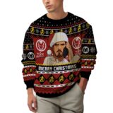 Hooktab Merry Christmas Tony Stark Ugly Christmas Sweater