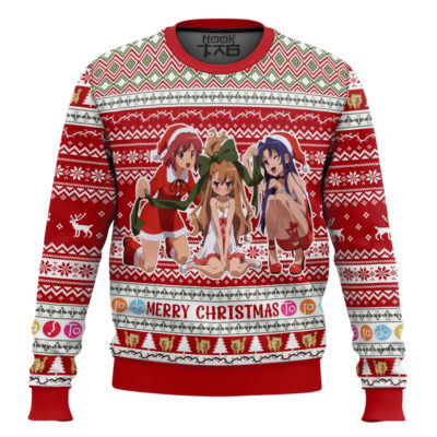 Hooktab Merry Christmas Toradora! Ugly Christmas Sweater