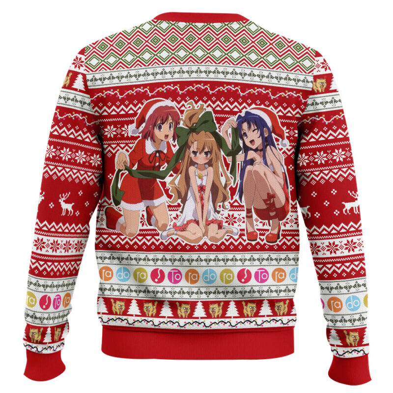 Hooktab Merry Christmas Toradora! Ugly Christmas Sweater Hooktab Merry Christmas Toradora! Ugly Christmas Sweater