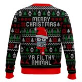 Hooktab Merry Christmas Ya Filthy Animal Bender Futurama Ugly Christmas Sweater