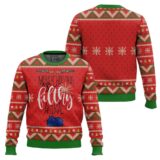 Hooktab Merry Christmas Ya Filthy Animal Ugly Christmas Sweater