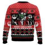 Hooktab Merry Christmas Yoda Star Wars Ugly Christmas Sweater