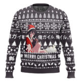 Hooktab Merry Christmas Yukino My Teen Romantic Comedy SNAFU Ugly Christmas Sweater