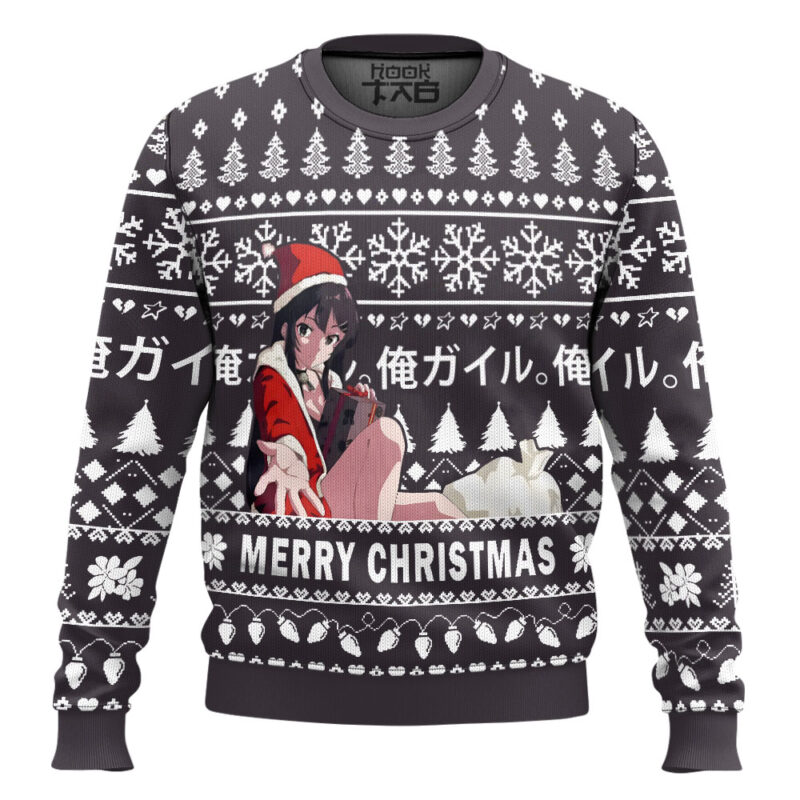 Hooktab Merry Christmas Yukino My Teen Romantic Comedy SNAFU Ugly Christmas Sweater