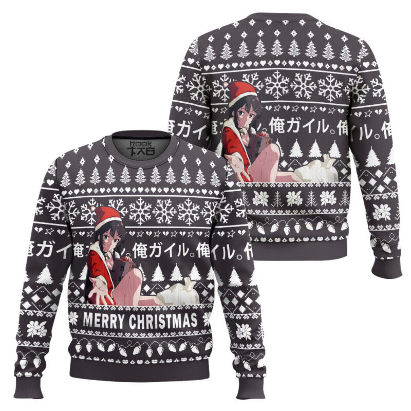 Hooktab Merry Christmas Yukino My Teen Romantic Comedy SNAFU Ugly Christmas Sweater Hooktab Merry Christmas Yukino My Teen Romantic Comedy SNAFU Ugly Christmas Sweater