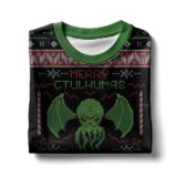 Hooktab Merry Cthulhumas! Cthulhu Ugly Christmas Sweater