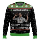 Hooktab Merry Drunk I'm Christmas Sterling Archer Ugly Christmas Sweater