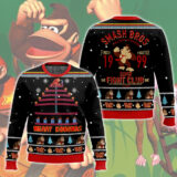 Hooktab Merry Kongmas Donkey Kong Ugly Christmas Sweater