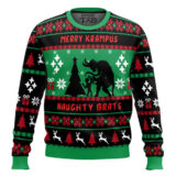 Hooktab Merry Krampus Naughty Brat Ugly Christmas Sweater