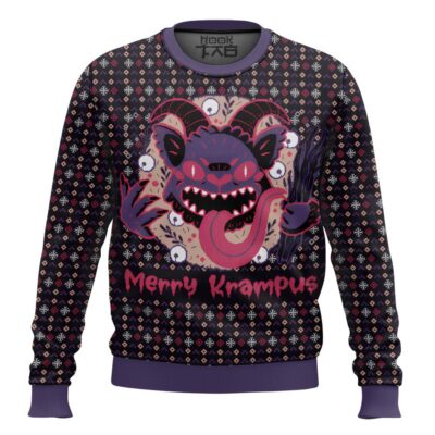 Hooktab Merry Krampus Ugly Christmas Sweater