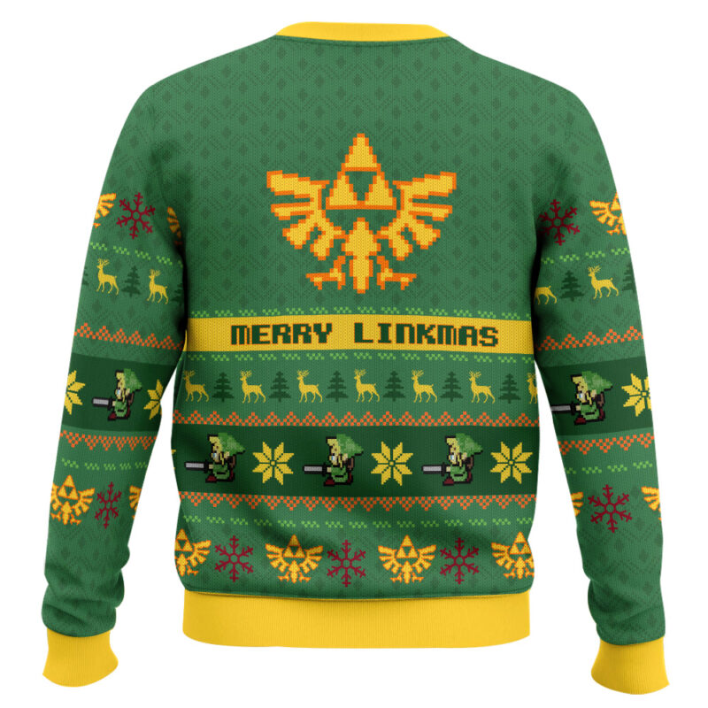 Hooktab Merry Linkmas Zelda Ugly Christmas Sweater Hooktab Merry Linkmas Zelda Ugly Christmas Sweater
