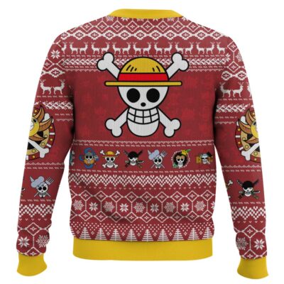 Hooktab Merry Mugiwara Pirates One Piece Ugly Christmas Sweater