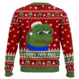 Hooktab Merry Pepe-mas Pepe The Frog Ugly Christmas Sweater