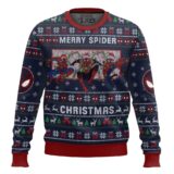 Hooktab Merry Spider Christmas Spider-man Ugly Christmas Sweater