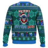 Hooktab Merry Stitch Mas Lilo And Stitch Ugly Christmas Sweater