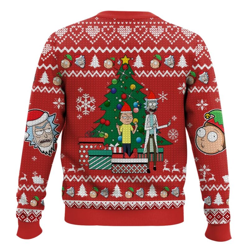 Hooktab Merry Swiftmas Rick And Morty Ugly Christmas Sweater Hooktab Merry Swiftmas Rick And Morty Ugly Christmas Sweater