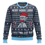 Hooktab Merry Wubba Lubba Rick And Morty Ugly Christmas Sweater