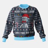 Hooktab Merry Wubba Lubba Rick And Morty Ugly Christmas Sweater