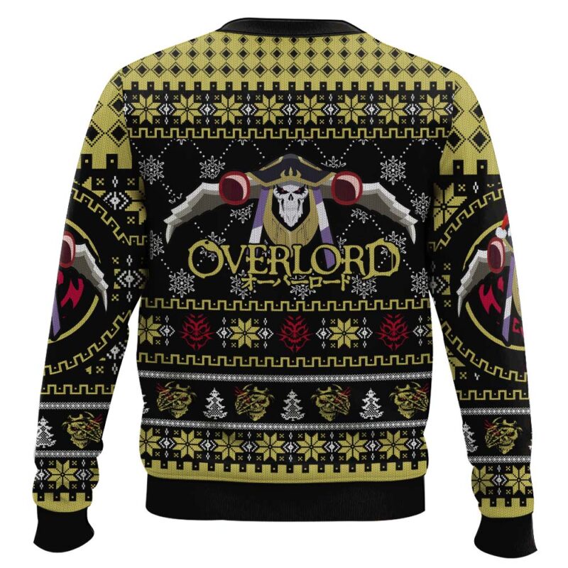 Hooktab Merry X-mass Ainz Ooal Gown Overlord Ugly Christmas Sweater Hooktab Merry X-mass Ainz Ooal Gown Overlord Ugly Christmas Sweater
