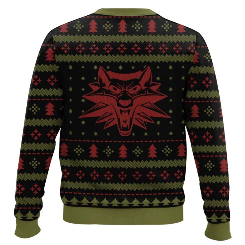 Hooktab Merry Xmas And Toss A Coin The Witcher Ugly Christmas Sweater Hooktab Merry Xmas And Toss A Coin The Witcher Ugly Christmas Sweater