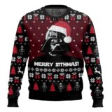 Hooktab Merry Xmas Darth Vader Star Wars Ugly Christmas Sweater