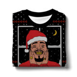Hooktab Merry Xmas Home Malone Ugly Christmas Sweater