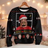 Hooktab Merry Xmas Home Malone Ugly Christmas Sweater