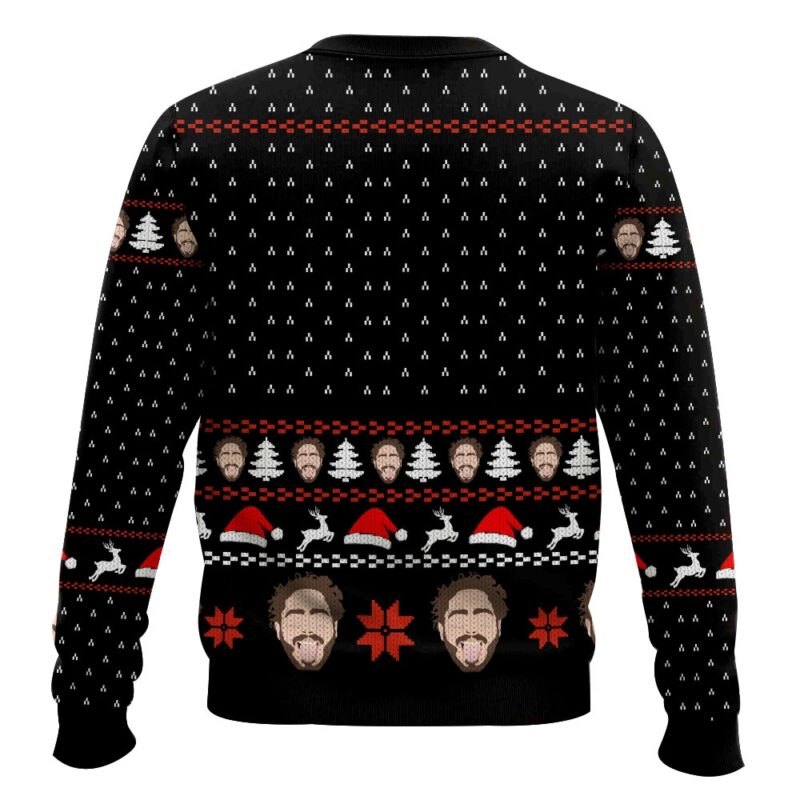 Hooktab Merry Xmas Home Malone Ugly Christmas Sweater Hooktab Merry Xmas Home Malone Ugly Christmas Sweater