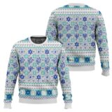 Hooktab Merry Xmas Jewish Ugly Christmas Sweater
