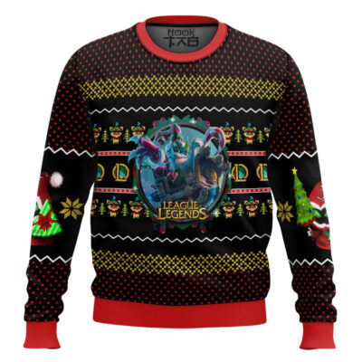 Hooktab Merry Xmas League Of Legends Ugly Christmas Sweater