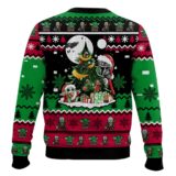 Hooktab Merry Xmas Mandalorian Star Wars Ugly Christmas Sweater