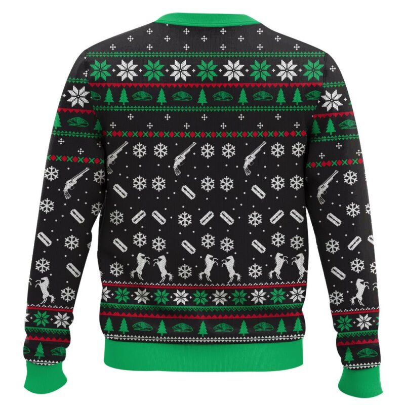Hooktab Merry Xmas Peaky Blinders Ugly Christmas Sweater Hooktab Merry Xmas Peaky Blinders Ugly Christmas Sweater