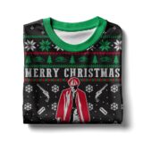 Hooktab Merry Xmas Peaky Blinders Ugly Christmas Sweater